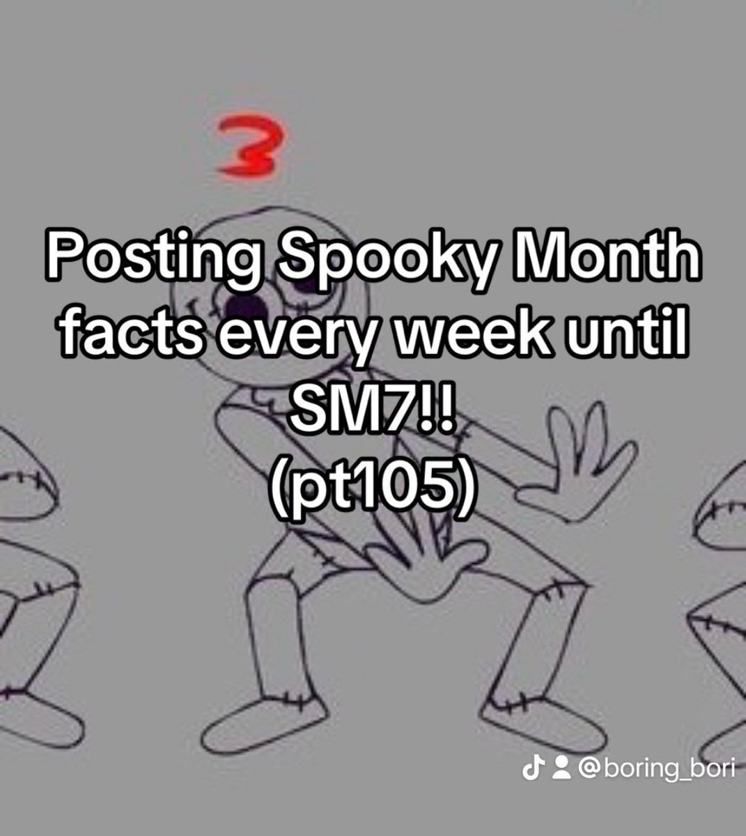 _BoringBori's tweet photo. WEEK 105 !!!
#spookyfactfriday #spookymonth https://t.co/EsQa4xfd50