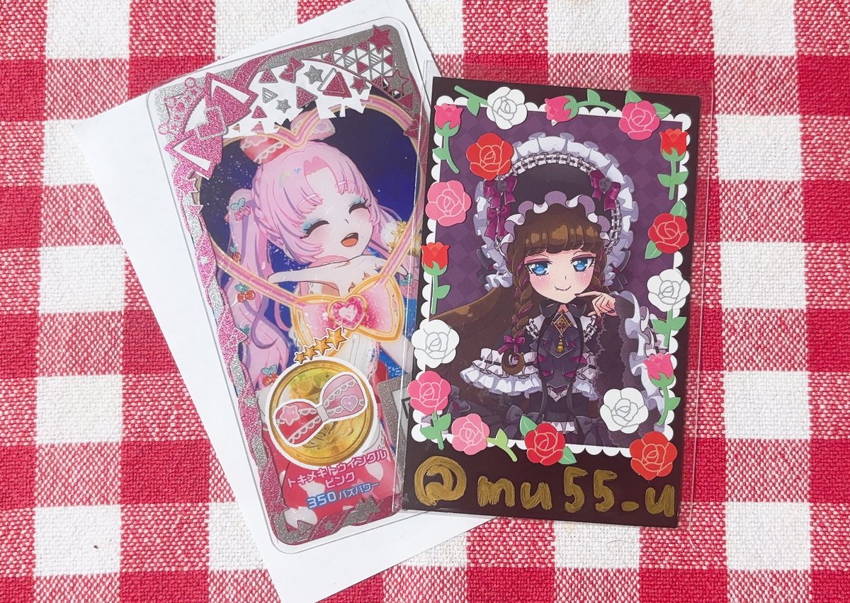 mu55_u's tweet photo. @ritu_richuayana 📮初めまして、こんばんは。お声がけありがとうございます。
柄について承知いたしました。こちらからお譲りするものに関しましても、マイキャラの顔部分にスレがございますのでご確認ください。ご承知いただけるようでしたらぜひ郵送交換をお願いしたく存じます。
ご検討よろしくお願いいたします。♡ https://t.co/2VOVyVCBdl