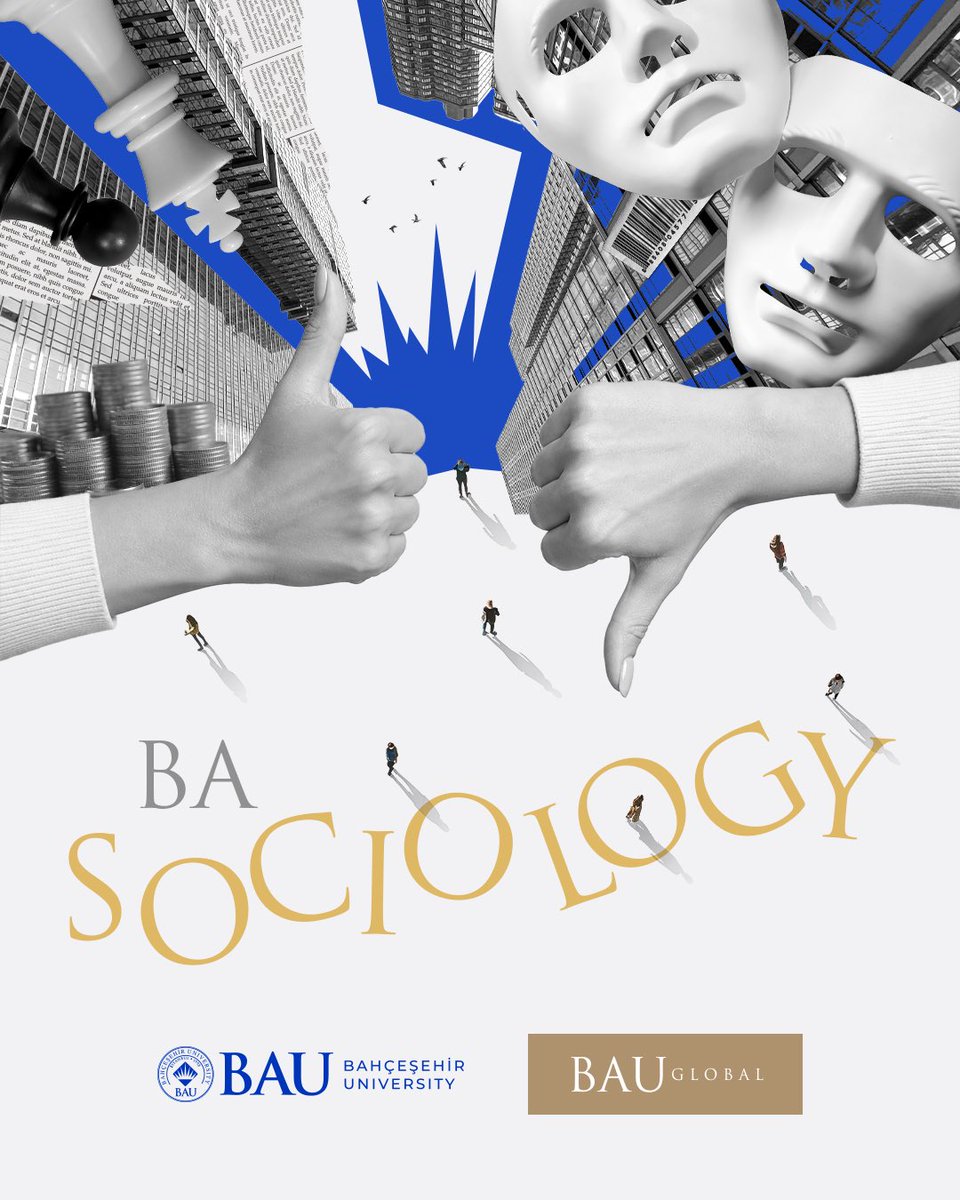bauglobal's tweet photo. Bahçeşehir University Sociology Bachelor’s Program leads impactful research on energy, migration, youth, crime and risk, social movements, gender, and folklore to better understand the changing dynamics of society. https://t.co/YHm6wwMy0X