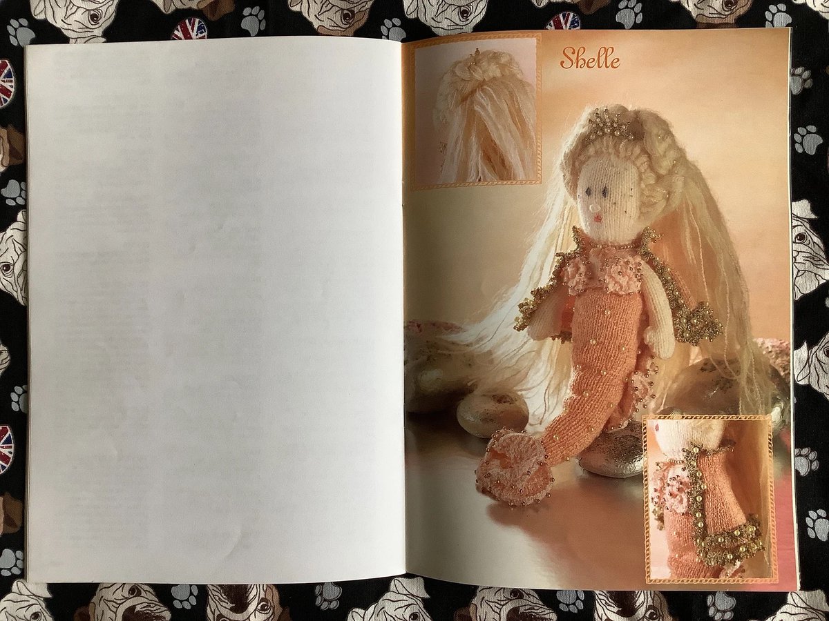 WatsonsVintage's tweet photo. There are some fun knits in this RARE Vintage OOP Circa 1990s 'Fantasy Knits' Knitting Pattern Booklet No 263 By Sirdar - Enter a fantasy world of Witches, Mermaids & Fairies https://t.co/kUo1BN8NzV via @Etsy #Vintage #KnittingPatterns #FantasyKnits #KnittedDolls #Witches #Fairies