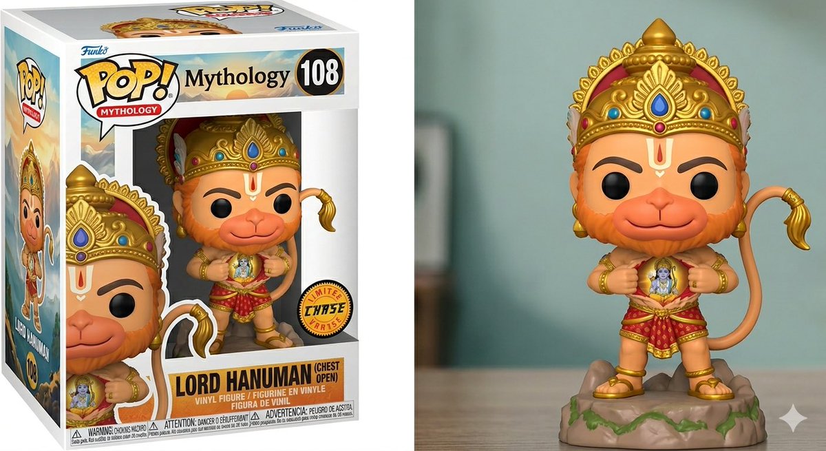worldxseeker's tweet photo. @OriginalFunko 

#IndianMythology made by @GeminiApp https://t.co/bYHRpmoTBE