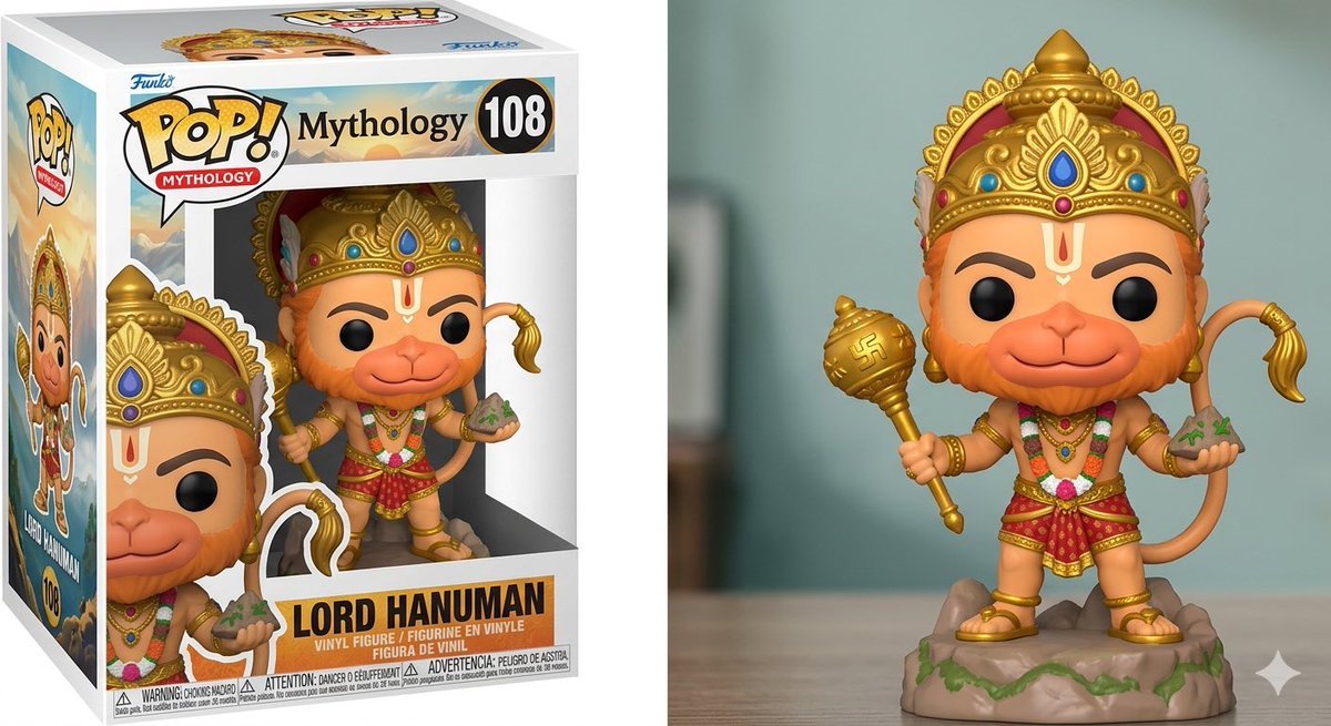 worldxseeker's tweet photo. @OriginalFunko 

#IndianMythology made by @GeminiApp https://t.co/bYHRpmoTBE