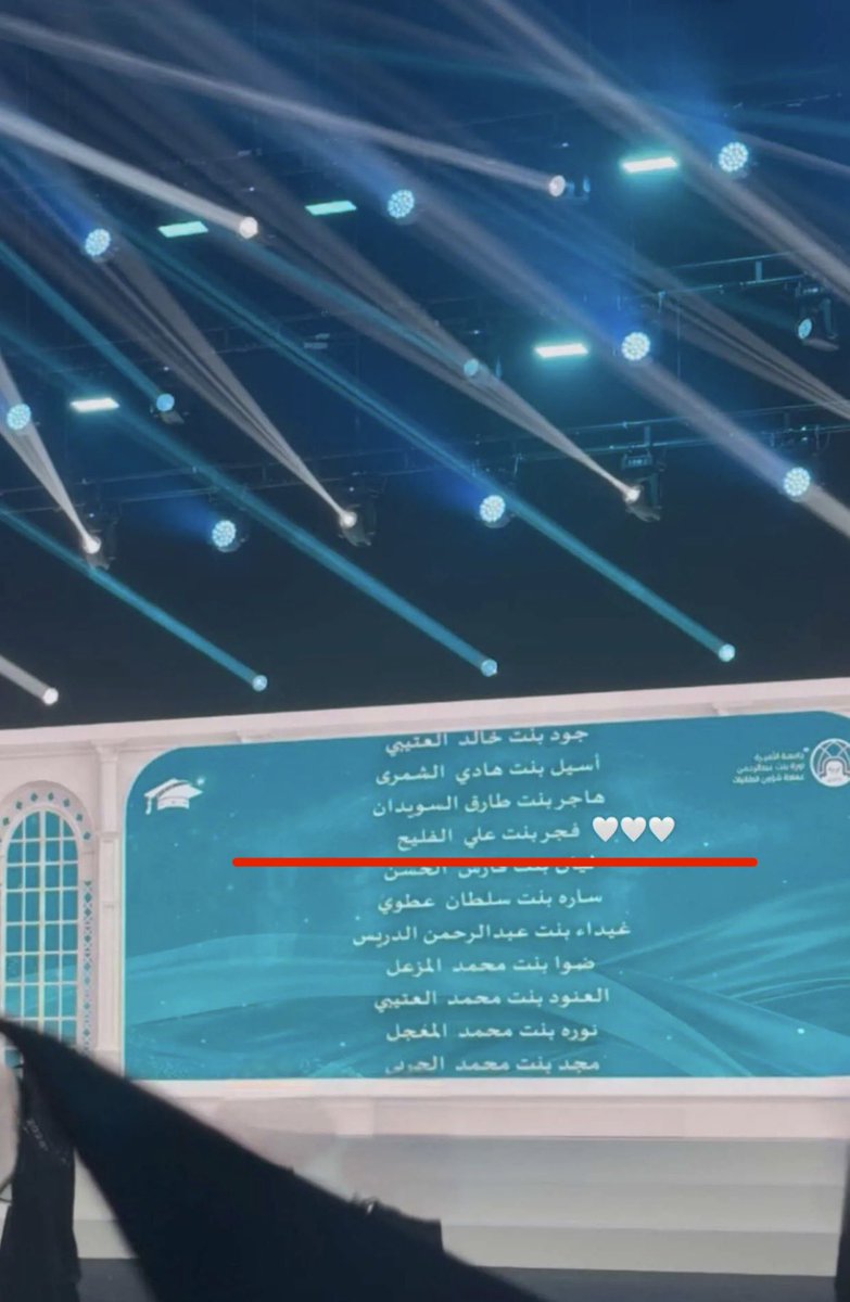HfmAli's tweet photo. #جامعة_الأميرة_نورة

•"اللَّهمَّ لكَ الحمدُ حتَّى ترضى، ولكَ الحمدُ إذا رضيتَ، ولكَ الحمدُ بعدَ الرِّضا، الحمدُ لِمن أقدرنا على إتمامِ هذهِ المَرحلةِ، وبلَّغنا غايتَنا".

أبارك لأبنتي الغالية  تخرجها من  #جامعة_الأميرة_نورة   كلية علوم الحاسب وتقنية المعلومات ( تخصص علوم حاسب ) الدفعة التاسعة عشر
الف الف الف مليوووون مبرووووك التخرج 
الله يوفقك في حياتك العملية يارب  لخدمة دينك ووطنك 🇸🇦🇸🇦🇸🇦🤲🌷🌷🌷🌷🌷
