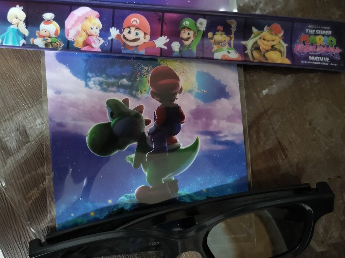 Comet_Orchestra's tweet photo. 運営です！ 先日4DXでマリギャラ映画二回目見てきました🎥4DXはキャラが飛び出してくるし演出いっぱいで本当にアトラクションのようでした！！ 私たちの目指���演奏会もまるでアトラクションのように楽しんでもらえるよう頑張りたいと思いました！ #映画スーパーマリオギャラクシー #箒オケ https://t.co/A8t3WRJQaB