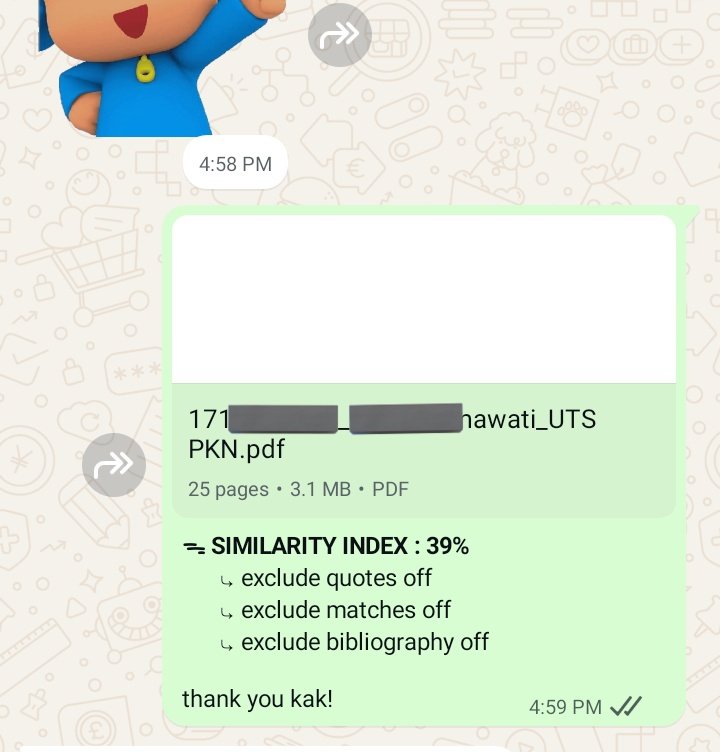 velouzra's tweet photo. beberapa testi turnitin hari ini. masih ada lagi tapi loyo editnya hehe https://t.co/nTU9xVY8gq
