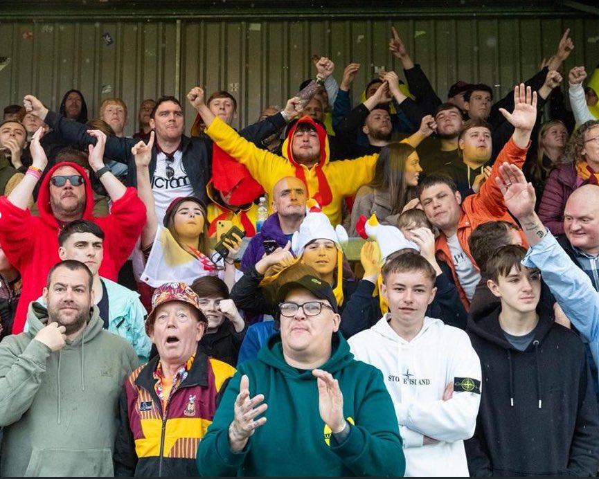 SMbcafc05's tweet photo. Gutted is an understatement fair play to Bolton, but what a season it’s been following this football club. Wouldn’t change it for the world #bcafc https://t.co/JgulcDxd9i