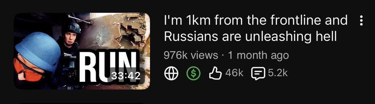 CaolanReports's tweet photo. Proud to see my latest Ukraine documentary is now the most-watched film on YouTube about the drone attacks in Kherson. In a time when Russia has doubled its propaganda budget: accurate reporting is more important than ever. This film documents the reality of Russia’s war crimes https://t.co/jAbEArgxxB