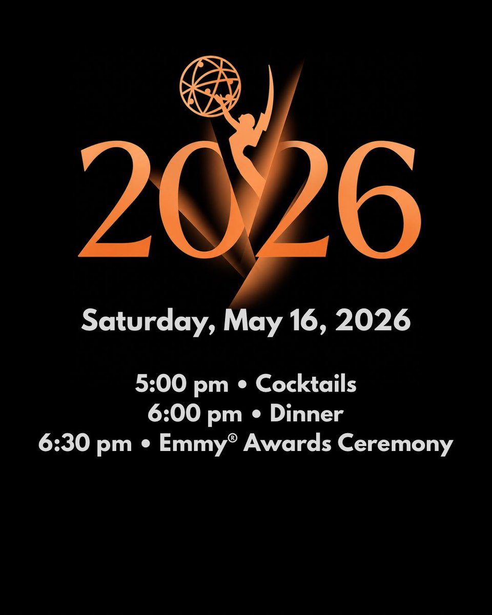 SoutheastEMMY's tweet photo. Take a look at tomorrow’s schedule for the 2026 Southeast Emmy® Awards as we get ready for a memorable evening honoring the talent, storytelling, and creativity shaping television across our region. 🏆✨

#NATASSE #SoutheastEmmys #EmmyAwards #AtlantaMedia #TelevisionExcellence https://t.co/VMJgGadEXm