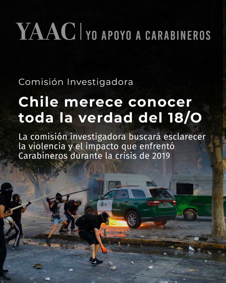 YAAC #YoApoyoACarabineros tweet media