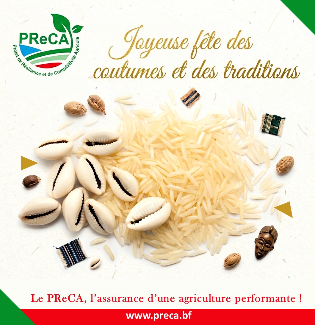 PrecaProjet's tweet photo. 𝑩𝒐𝒏𝒏𝒆 𝒇ê𝒕𝒆 𝒅𝒆𝒔 𝒄𝒐𝒖𝒕𝒖𝒎𝒆𝒔 𝒆𝒕 𝒅𝒆𝒔 𝒕𝒓𝒂𝒅𝒊𝒕𝒊𝒐𝒏𝒔 !
Que cette journée inspire davantage de paix, d’unité et d’espoir pour notre Faso. Puissent nos ancêtres bénir notre terre et les efforts de ses bâtisseurs.

𝑳'é𝒒𝒖𝒊𝒑𝒆 𝒅𝒖 𝑷𝑹𝒆𝑪𝑨 https://t.co/rU7949QHK1