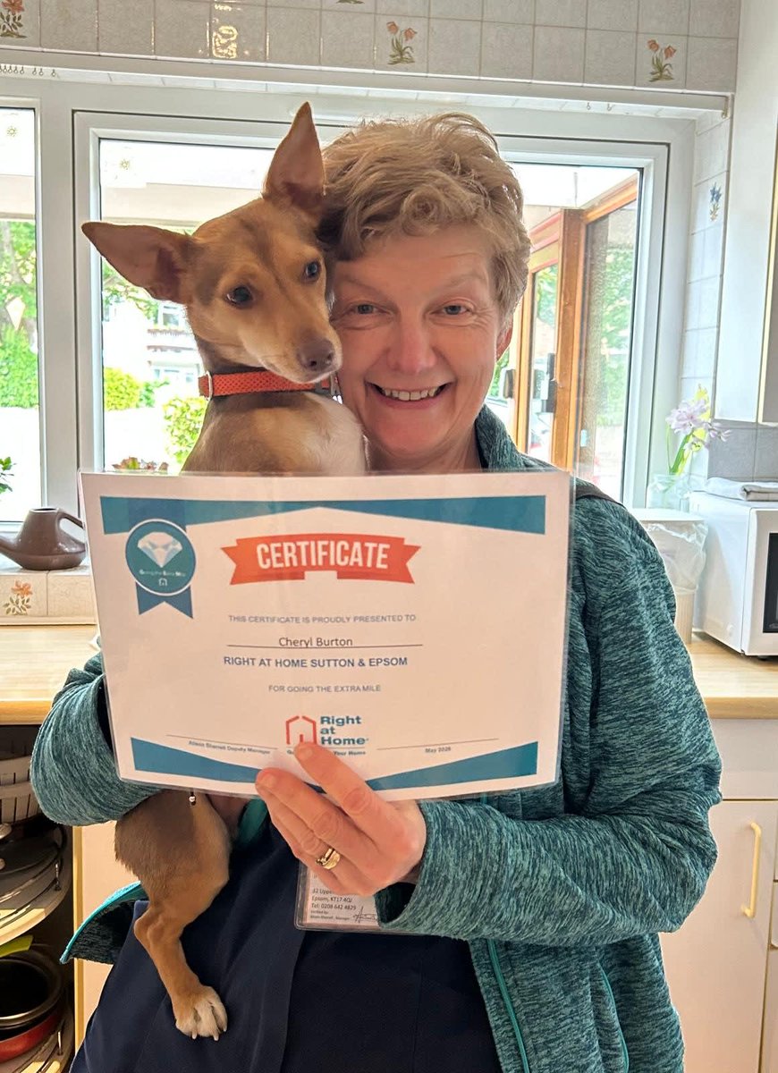 RightatHomeSE's tweet photo. A huge congratulations to Hannah and Cheryl, our May GEMs 💎 Hannah and Cheryl's support goes far beyond caregiving — from organising appointments to helping with IT. For someone without immediate family, this level of care and support is truly life changing💙. https://t.co/7ve5v0RNPt