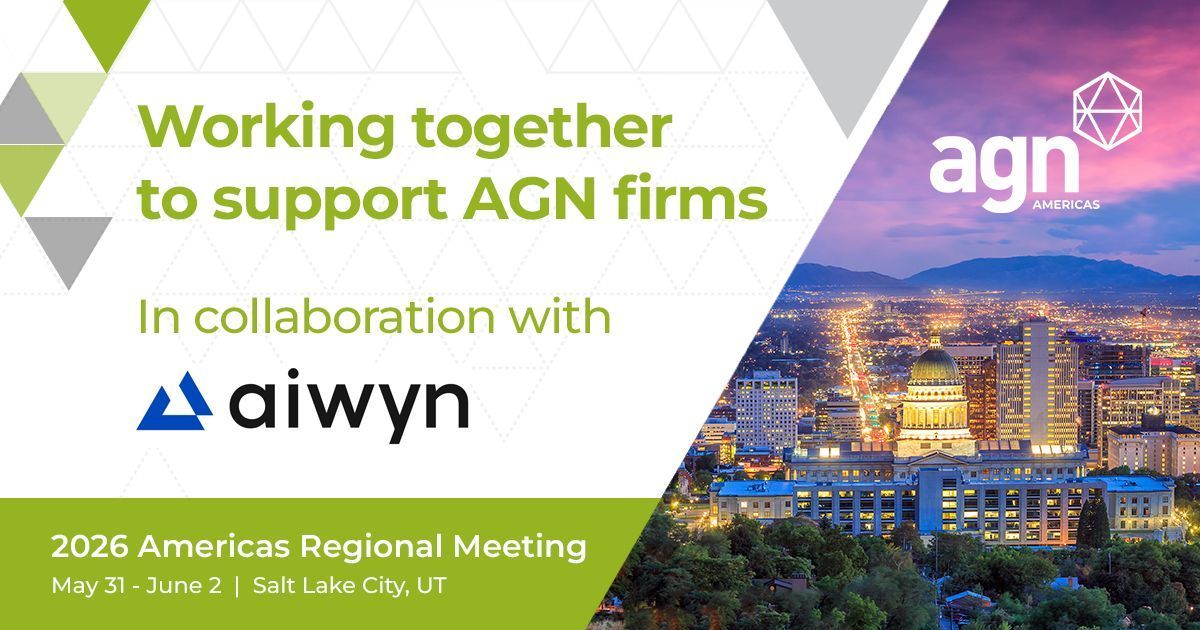AGNIntl's tweet photo. Collaborating with organisations that help firms stay ahead. 
@AiwynAI helps firms revolutionise their work-to-cash cycle—improve cash flow, boost productivity, and enhance client experience.
Learn more: https://t.co/RPI4ToWAgR
Join us: https://t.co/iFBnTgTfgR
#AGNAMERICAS26 https://t.co/RYPEPYz1Ew