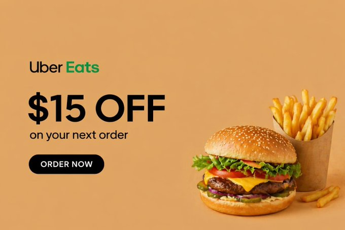 realmiladier's tweet photo. 🍔🔥 Hungry? Save BIG today! Grab the latest Uber Eats coupons or Uber Eats promo code for $15 OFF 💸 Limited Time • Verified Deal • Today Only!✅ Your wallet will thank you👉Grab your deal here: https://t.co/KCDkYoqYBV
#ubereatscoupon #ubereatspromocode #discount #fooddelivery https://t.co/TQ7jtp0Nti
