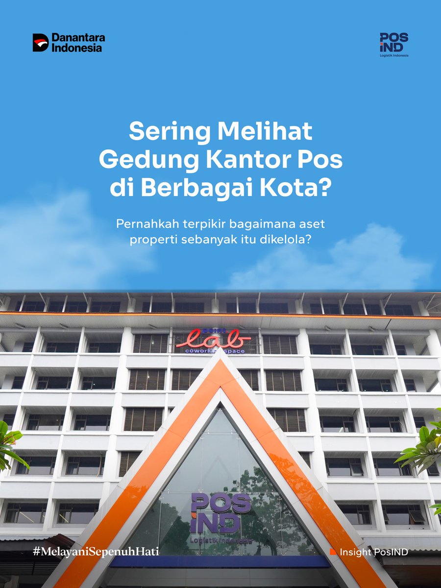 PosIndonesia's tweet photo. Melalui PT Pos Properti Indonesia, aset dikelola dan dikembangkan secara lebih terarah, mencakup bisnis properti, hospitality, building management, hingga konstruksi.

#PosIND 
#Danantara
#MelayaniSepenuhHati
#PosProperti
#AnakPerusahaan https://t.co/A2JP0hJxJ8