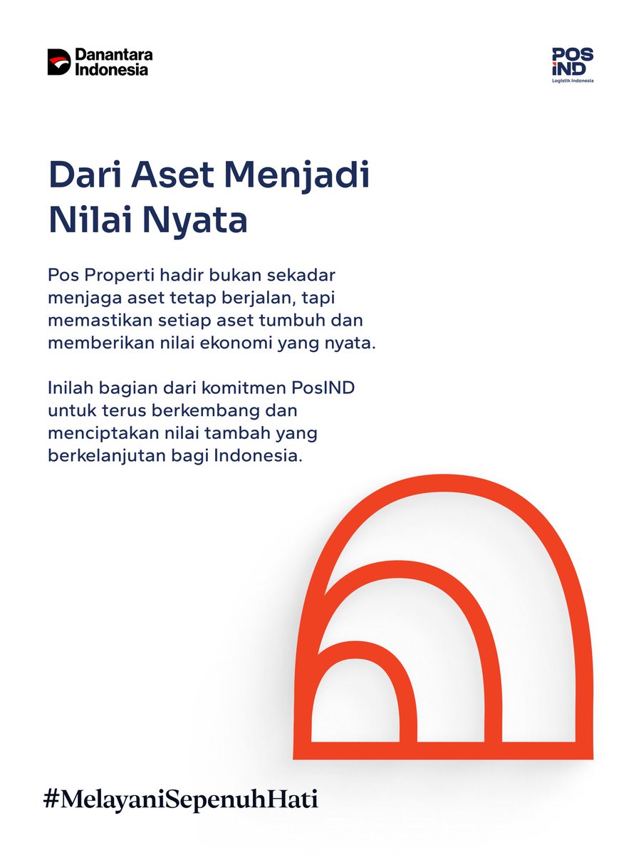 PosIndonesia's tweet photo. Melalui PT Pos Properti Indonesia, aset dikelola dan dikembangkan secara lebih terarah, mencakup bisnis properti, hospitality, building management, hingga konstruksi.

#PosIND 
#Danantara
#MelayaniSepenuhHati
#PosProperti
#AnakPerusahaan https://t.co/A2JP0hJxJ8