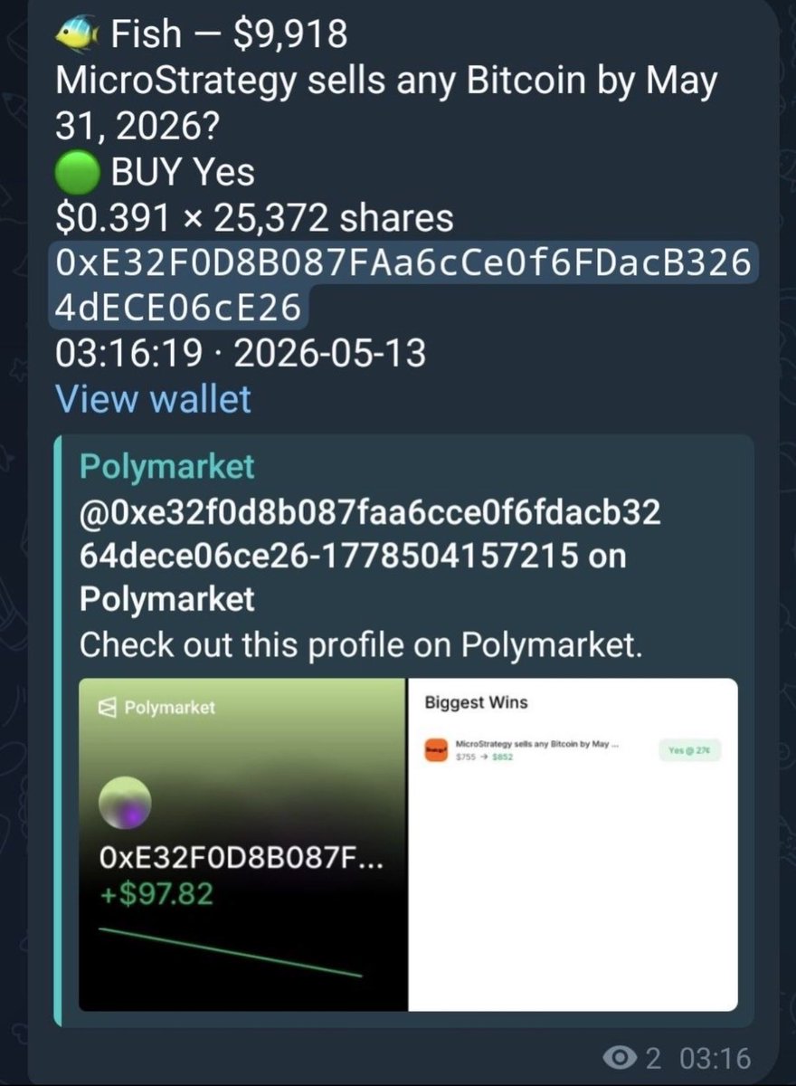 RemPolymarkt's tweet photo. @saurav_tweets Polyintel tracked these wallets early 👀

The interesting part isn’t the bet.

It’s 4 fresh wallets piling into the same outcome. https://t.co/qc9dT73fAI