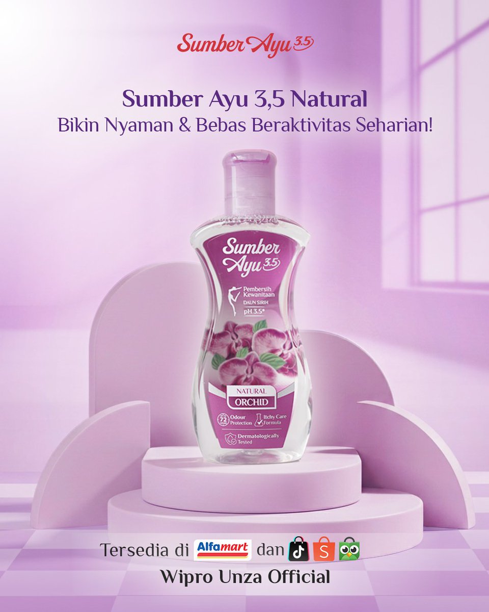 sumberayuid's tweet photo. Kalau cewek Gen Z sih, udah pasti pilih yang gentle &amp; nyaman ✨

Sumber Ayu 3,5 Natural – bikin tetap fresh &amp; bebas aktivitas seharian 💜

#SumberAyu #FeminineHygiene
#SumberAyuNatural
#SumberAyu3Koma5 #SaatnyaBeralihkepH3Koma5 https://t.co/cIJuW1i4CV