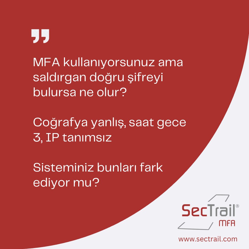 bnt_pro's tweet photo. Kimlik doğrulama bir başlangıç noktası. Gerisi erişim politikası. Farkı ve nasıl kurulacağını anlattık.

https://t.co/dNbvcQVu3Z https://t.co/UjH4jNbU5W