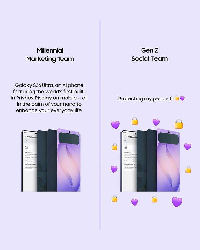 _kearamz's tweet photo. #Ad Using your #GalaxyS26Ultra in public just got better with the Privacy Display feature 👏🏾  Limiting side viewing so only you can see your screen, you choose what stays private! And the fact that it’s built-in?? 10/10 🔥 @SamsungMobileSA #GalaxyAI https://t.co/3zDAeG1Zl6
