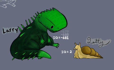 goldinji's tweet photo. Rain World Green Lizard with giant African snail. https://t.co/rzEHLplazl