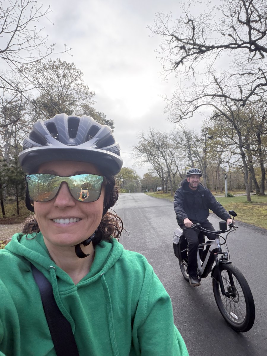 colewebdev's tweet photo. It's #NationalBikeToWorkDay and part of #NationalBikeToWorkDay is telling everyone you did in fact BIKE TO WORK today! Yep, a whopping 2.3ish miles.  Pretty happy with ourselves 😂 We saw a turtle! https://t.co/ZKgSgqp72g