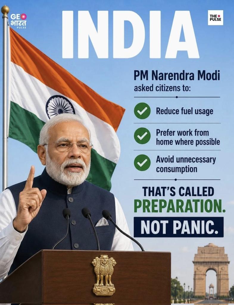 r_ashokchandran's tweet photo. Request all the responsible #citizens of our country to follow the guidelines given by our honorable PM shri @narendramodi ji to save our country from facing #enerycrisis by sensibly using #electricity #petrol #desiel #LPG #oil so that our country won't be forced to purchase #crudeoil and #LPG at a much higher price draining our foriegn #reserves due to the #unwanted attack of @POTUS @realDonaldTrump @USArmy on #Iran. USA 🇺🇸 should immediately stop #dominating other countries in order to show their #military might and steal #oil and other natural resources from them and allow countries around the world to live in #peace.
Jai hind 🇮🇳