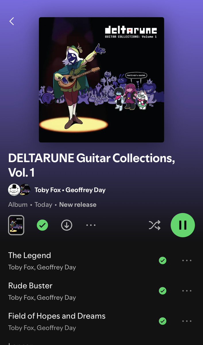 ItsLavva's tweet photo. AN OFFICIAL DELTARUNE ROCK COVER ALBUM GOT RELEASED IM BEING SO WELL FED https://t.co/sVgb7s74qq
