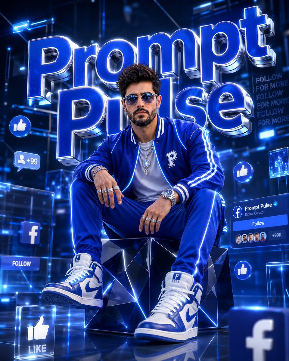 Futuristic social media influencer vibe Prompt: A hyper-detailed ...