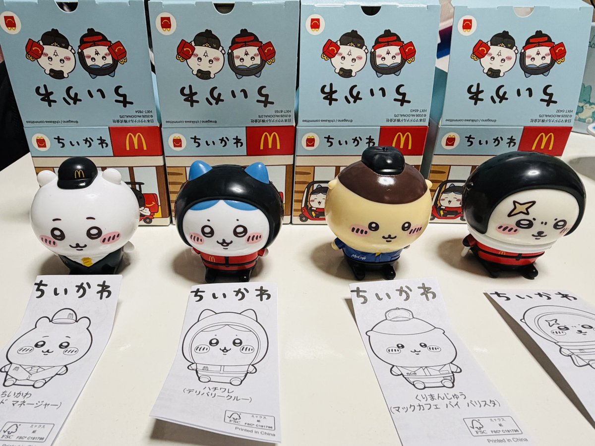 話題なので、買ってみた✨ 1回でコンプ出来る、マック店員さんの優しさ