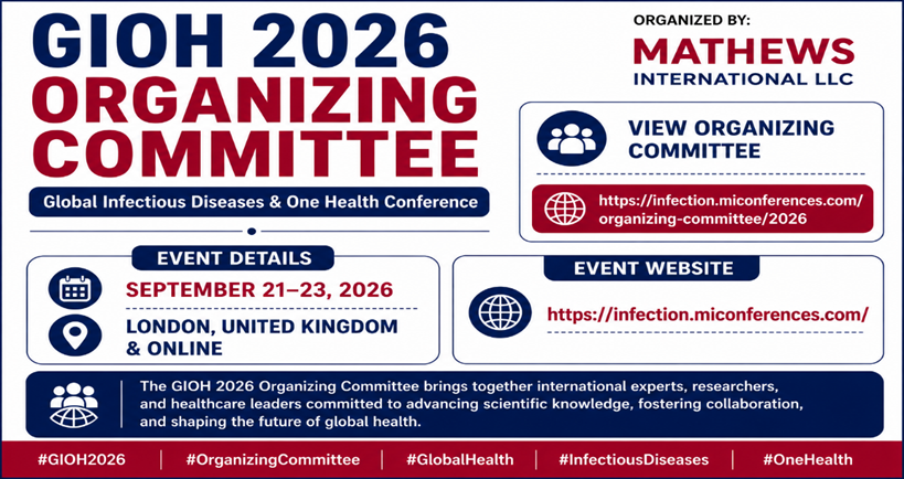 Infection_Event's tweet photo. 👥 Meet the GIOH 2026 Organizing Committee
The GIOH 2026 is guided by an international organizing committee of distinguished researchers, academicians, and healthcare experts.
🔗 Organizing Committee: https://t.co/aG7k8w7Z0P
#GIOH2026 #OrganizingCommittee #GlobalHealth https://t.co/fElFQ5M6RD