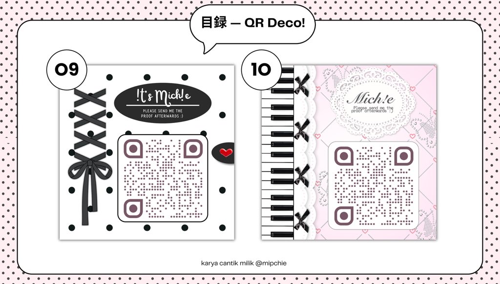 ☆ michie | QR deco tweet media