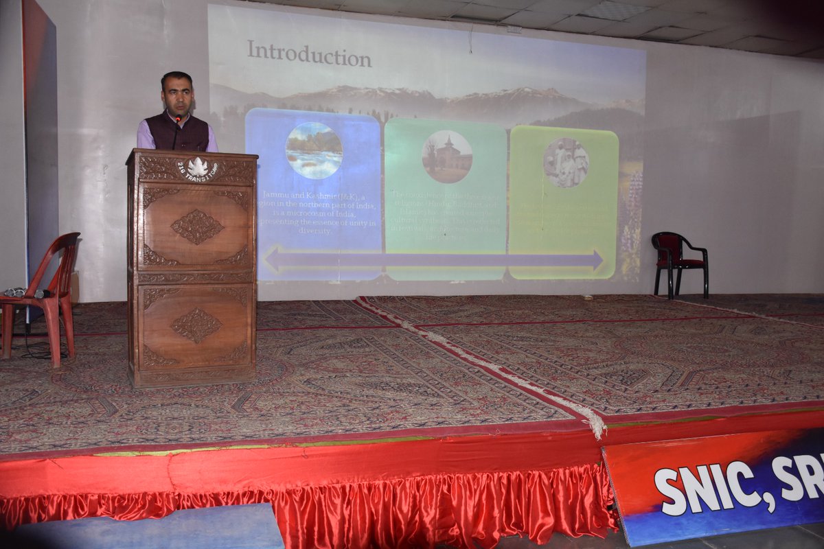 NCCGPHQSRINAGAR's tweet photo. As part of SNIC Srinagar activities, a Quiz Competition was organised today to sharpen and exercise the minds of NCC cadets. A highly enriching guest lecture was also delivered by Dr Altaf Hussain Para, Associate Professor, GDC Pattan, on the rich History, Culture, Art & Traditions of J&K, inspiring cadets with deeper insights into the heritage of the region. 🇮🇳✨

#SNIC2026 #NCC #Srinagar #JKCulture #UnityInDiversity
@CM_JnK @ddprsrinagar @OfficeOfLGJandK @sakinaitoo @dgyssjk @Hr_Educationjk @PRODefSrinagar @ChinarcorpsIA @NorthernComd_IA @nccner @adgpi @NCCDteJKL @NCCPOWEROFYOUTH @HQ_DG_NCC @ani_digital @ANI @DivComKash
