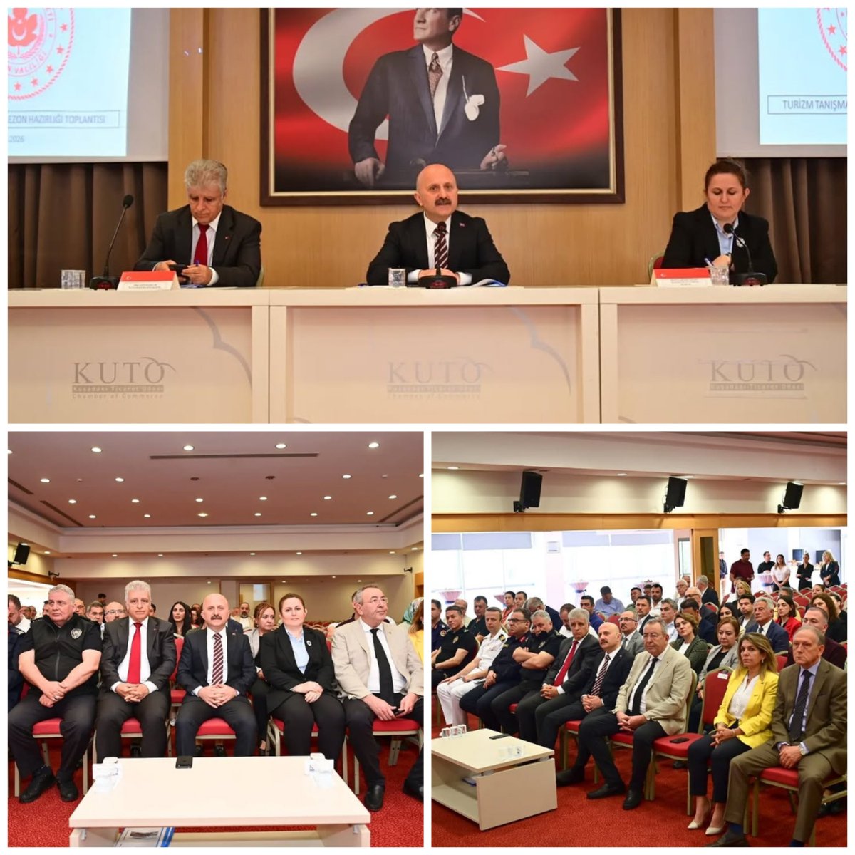 iktm09's tweet photo. İlimiz Kuşadası İlçesi Turizm Tanışma ve Değerlendirme Toplantısı gerçekleştirildi. İlimizin turizminin sürdürülebilir gelişimi ve mevcut potansiyelinin artırılması amacıyla,Valimiz  Sayın Varol başkanlığında "Tanışma ve Turizm Sezonu Değerlendirme Toplantısı" düzenlenmiştir https://t.co/EK9zdbsuCl