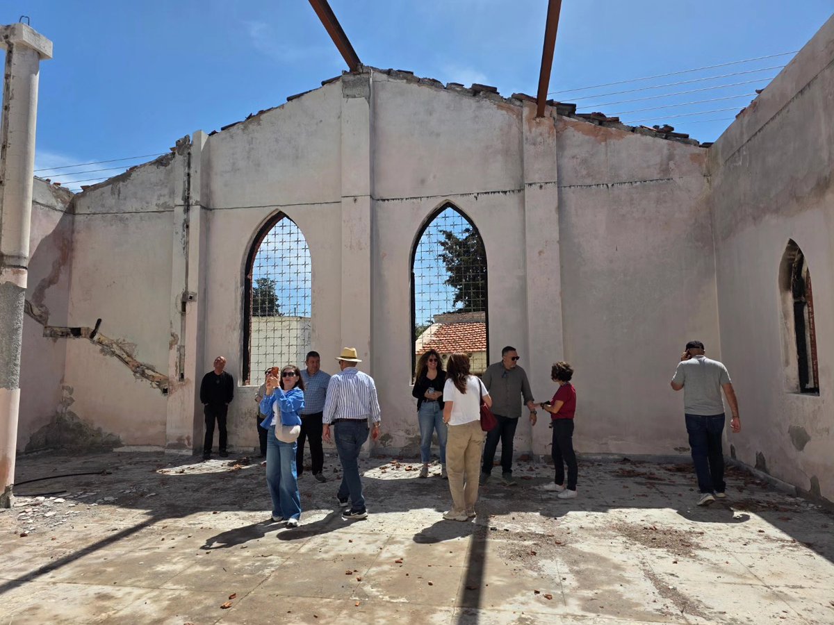 UNDPCY's tweet photo. The #TechnicalCommitteeonCulturalHeritage (#TCCH), together with its Advisory Board and #UNDP, conducted a technical visit to two important #EUfunded heritage sites located in #Limassol: the Mallia Mosque and the Cami‑i Kebir Mosque. https://t.co/GTBJh2ajZT
