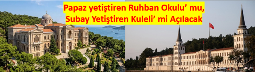 Rafetkilic89's tweet photo. PAPAZ YETİŞTİREN RUHBAN OKULU MU, SUBAY YETİŞTİREN ŞANLI YUVA KULELİ Mİ AÇILACAK?
   Fener Rum Patriği Bartholomeos, resmî ziyaret kapsamında bulunduğu Atina’da, yıllardır tartışma konusu olan Heybeliada Ruhban Okulu’nun eylül ayında “görkemli bir açılışla” yeniden faaliyete geçeceğini söyledi.
   Daha önce de ABD’nin Ankara Büyükelçisi ve Suriye Özel Temsilcisi Tom Barrack, Ruhban Okulu’nun Eylül 2026’da yeniden açılmasının hedeflendiğini açıklamıştı.
   Ancak Ruhban Okulu’nun açılması, Bartholomeos veya Barrack’ın inisiyatifinde olabilecek bir şey değildir. Okul, Lozan’a göre yapılan düzenlemeler kapsamında kapatılmıştır.
   Yeniden açılmasını gerektirecek bir papaz yetiştirme ihtiyacı olmadığı gibi, bu girişim ülkemizin ulus devleti ve üniter yapısına yönelik “Ekümenik Patrik” hayallerinin de bir parçasıdır. Batı Trakya’daki Türklerin müftü bile seçemediği bir ortamda, gündeme dahi getirilmemesi gereken bir konudur.
   Ancak konunun bir de kapatılan askerî liseler boyutu vardır.
   Türk ordusuna askerî eğitim ve bilim temelli bir anlayışla subay yetiştirmek amacıyla ilki 1839 yılında açılan ve yaklaşık 150 yıl boyunca Türk Silahlı Kuvvetleri’ne komutan; devlete ise yönetici, bilim insanı ve sanatkâr yetiştiren Kuleli Askerî Lisesi, Işıklar (Hava) Askerî Lisesi, Maltepe Askerî Lisesi ve Deniz Lisesi, 15 Temmuz 2016’daki darbe girişiminin ardından kapatılmıştır.
   Aslında askerî liselerin kapatılması, TSK’nın kurumsal hafızasını, geleneklerini ve millî karakterini bozacak çok ciddi değişikliklerden yalnızca biridir. Seri kararnamelerle yapılan diğer değişikliklerde olduğu gibi, bu konunun hazırlıklarını yapanların başında; 15 Temmuz gecesi Hulusi Akar’a sıkıyönetim emri imzalatmaya çalıştığı iddia edilen Mehmet Dişli’nin bulunduğu Stratejik Dönüşüm Dairesi ve SADAT gelmektedir.
   Darbe girişimi sonrasında askerî liselerin kapatılmasına yönelik eleştiriler kamuoyuna yansıdığında Cumhurbaşkanı, darbe girişimine katılanların askerî liselerden mezun olduklarını belirterek bu okulların bir daha açılmayacağını ifade etmiştir.
   Ancak darbe girişiminde aktif rol oynadığı gerekçesiyle tutuklanan veya TSK’dan ihraç edilen general ve amirallerin büyük çoğunluğu, askerî liselerden değil; sivil liselerden mezun olup Harp Okullarına girmiş personelden oluşmaktadır.
   Gerçekte FETÖ gibi yapılanmalar, askerî liselerde kadro devşirmekte oldukça zorlanmaktaydı. Bunun temel sebepleri arasında:
    • Öğrencilerin henüz 13–14 yaşlarında iken Atatürk ilke ve inkılaplarına bağlılık temelinde sistemli ve kontrollü bir eğitim sürecine girmesi,
    • Ortak yaşam ve disiplinle şekillenen sosyal çevrenin örgütsel yapıların etkisine kapalı olması,
    • Öğrencilerin güvenlik soruşturmaları ve takip süreçlerinde devlet kurumları tarafından daha etkin şekilde denetlenebilmesi sayılabilir.
   Bu nedenle askerî liseler, TSK’da ideolojik sızmalara karşı doğal bir filtre işlevi görmekteydi. Kapatılmaları, personel temini sürecinde kontrol kaybına neden olmuş; bunun sonucu olarak da ordu-millet bütünlüğünü tehdit edebilecek yapıların önü açılmıştır.
   Tarihî misyonları, eğitim disiplinleri ve kurumsal gelenekleriyle laik, demokratik ve çağdaş bir hukuk devleti anlayışına bağlı nitelikli subay yetiştirme fonksiyonuna sahip olan bu okullar; yalnızca TSK’nın değil, aynı zamanda devletin ihtiyaç duyduğu yöneticilerin, aydınların ve bilim insanlarının da kaynağı olmuştur.
   Bugün Türk milleti, kumpasa dayalı tezgâhlar sonucu kapatılan Kuleli, Işıklar, Maltepe ve Deniz Lisesi gibi köklü okullarımız kapalı dururken, Ruhban Okulu’nun açılmasını asla kabul etmeyecektir.
#Kuleli #AskeriLise #TSK #TürkOrdusu #MilliEğitim #KuleliAskeriLisesi #DenizLisesi #IşıklarAskeriLisesi #MaltepeAskeriLisesi #RuhbanOkulu #Heybeliada #Lozan #Türkiye #MilliGüvenlik #Atatürk #Cumhuriyet #Laiklik #ÜniterDevlet #FETÖ #SADAT