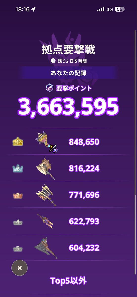 rer_324's tweet photo. 今日は体調悪いので道場もジムも行かずゲームばっかしてる😆
#次元臨界ドスギルオス https://t.co/xPZZlgg7Pn