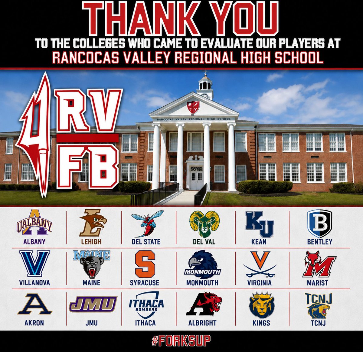 CoachLucas74's tweet photo. A busy week in with Valley‼️Grateful for all the college coaches who visited this week #ForksUp https://t.co/Y3Uvhg61aH