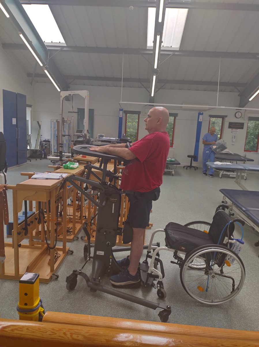 dpb1964's tweet photo. As it's Spinal Cord Injury Awareness Day #SCIAD, just a reminder that due to the #RNOH & the excellent treatment I received from the LSCIC @ Stanmore I've gone from this to that. I couldn't have done it without them. https://t.co/xn5Rh3ZxX4