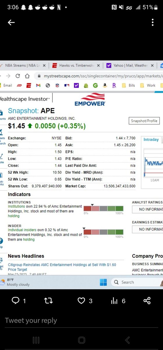 DaailyBuzz's tweet photo. Reminder that Ape had 9 trillion shares outstanding on Wealthscape Investor. These are not glitches, but tiny fractions of the true amount. Look within and see there are hundreds of quadrillions of shares outstanding.
#AMC
#God 
#Goddess
$AMC
#MOASS https://t.co/0A8op6n7al