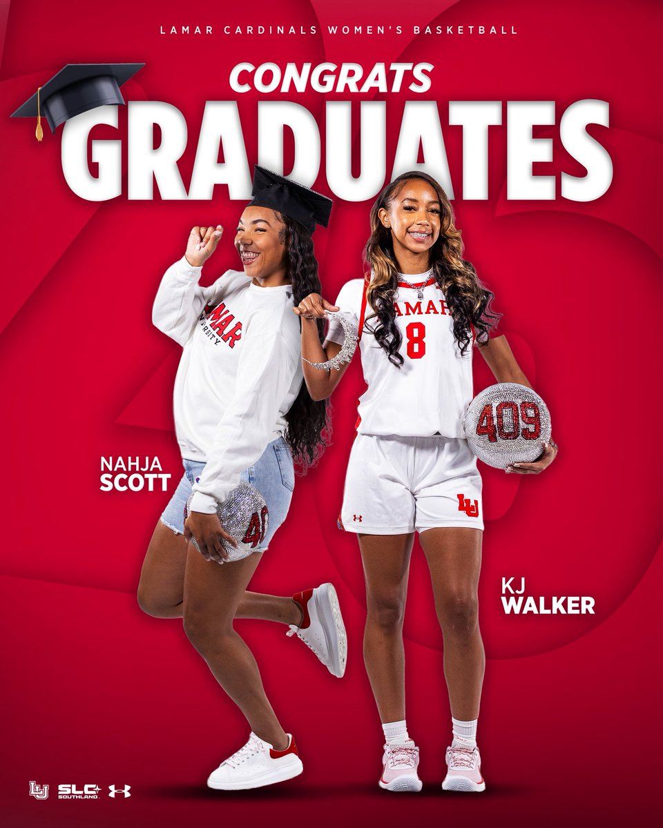 LamarWBB's tweet photo. Congratulations to our graduates Nahja Scott and KJ Walker, we are so proud🥳

#ThePowerOfOne | #PeckEmCards https://t.co/4RdEdyaD5r