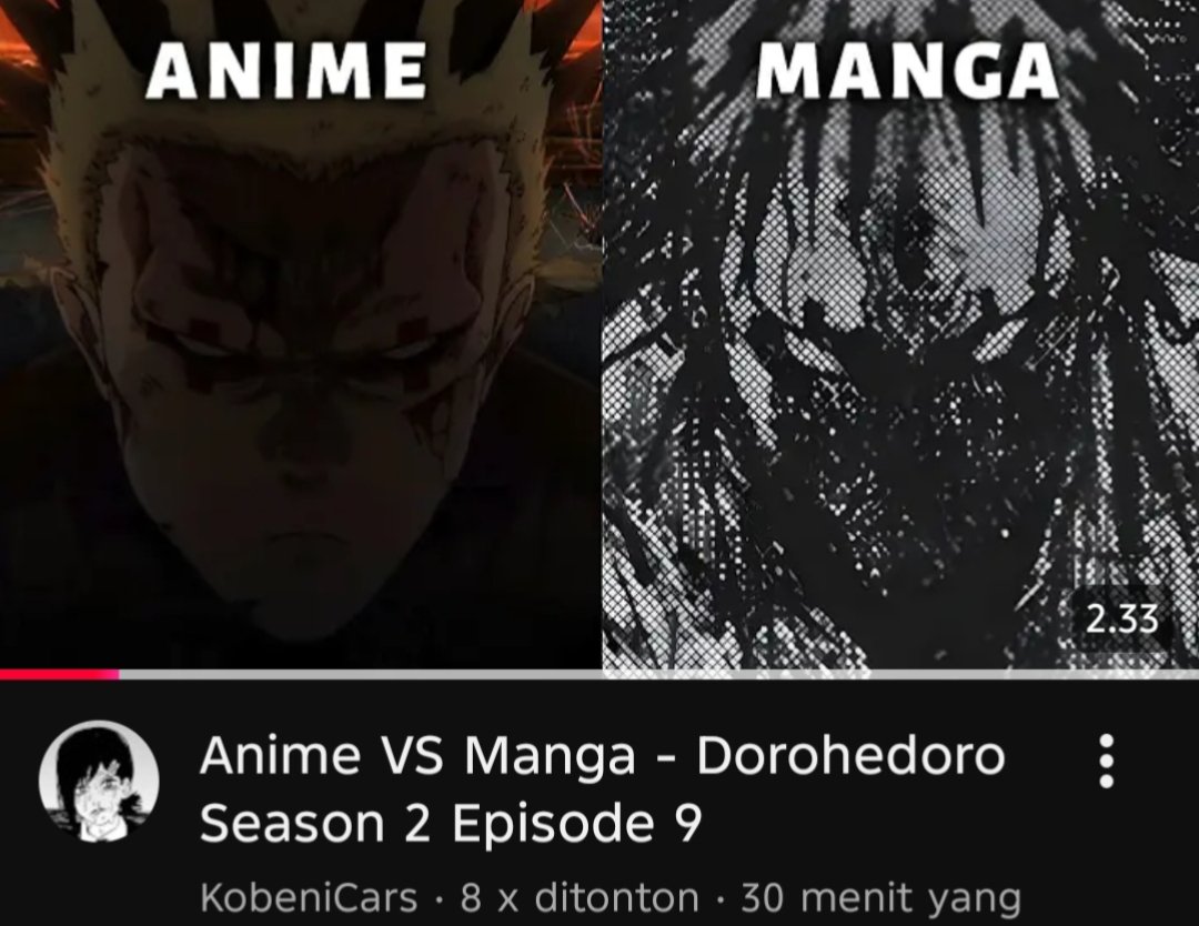 yvlmerta's tweet photo. Anime VS Manga Dorohedoro Season 2 Episode 9

https://t.co/Ev8ZA4y8nk https://t.co/KqSfG46KOB