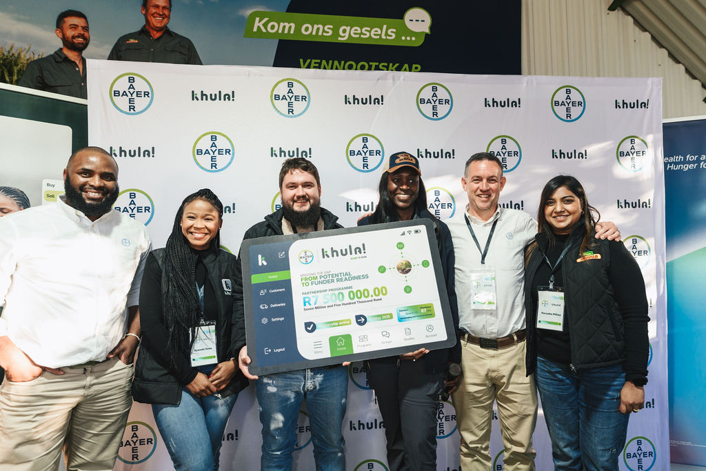 gsafarmerdev's tweet photo. Good to see PGP partners @Bayer4Crops_SA and @khulaecosystem strengthening collaboration through the Bayer × Khula Farmer Accelerator announced at #NAMPO2026.

Partnerships like these create stronger opportunities for farmers.

#PGP #Agriculture https://t.co/8yWR013pl0