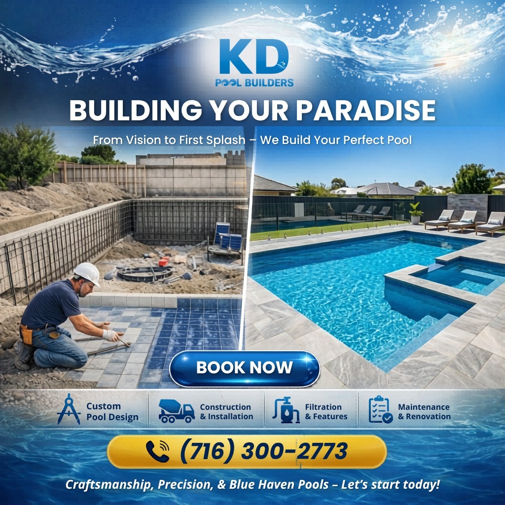 kdpool_builders's tweet photo. ⚡ Stop dreaming about the perfect pool… start building it. 💦
KD Pool Builders turns empty backyards into luxury spaces with custom designs, precision construction, and premium finishes built for unforgettable summers. 🏝️
📞 (716) 300-2773
#KDPoolBuilders #PoolConstruction https://t.co/wZQFwNIWGn