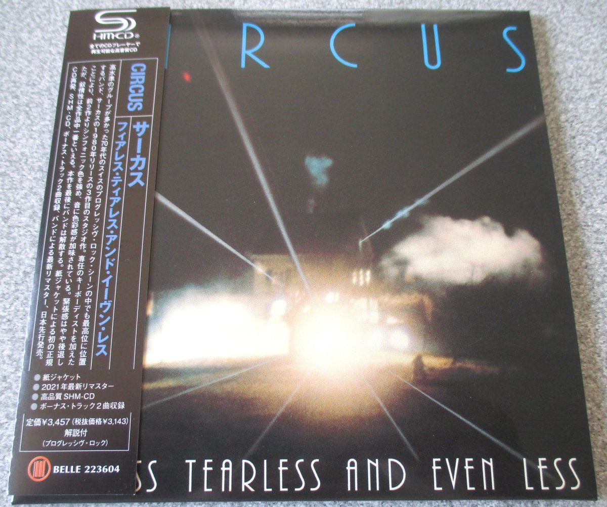 nyanti2009's tweet photo. スイスのCircus"Fearless,Tearless and Even Less"(1980)。
期待しなかった通り、解説なる紙には歌詞は掲載されていなかった。久しぶりに「解説」を読んだけれど、ディストリビューター提供の文を訳して、さらに各曲について聴けば分かることばかり(^^♪
＃紙ゴミの有無で売価が変わるから捨てないよ https://t.co/uZTO66fRZc