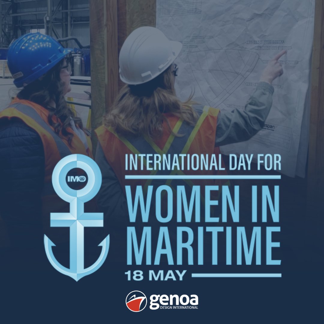 genoadesign's tweet photo. A strong maritime industry is built through diverse perspectives, innovation, and collaboration. ⚓🌊

On the International Day for Women in Maritime, we’re recognizing the women across the global marine sector who continue to drive progress, challenge barriers, and help build a more inclusive future for the industry.

From engineering and digital ship design to project management, operations, leadership, and skilled trades, women play an essential role in strengthening the maritime workforce and advancing innovation across the sector.

At Genoa, we’re proud to work alongside talented women whose expertise, leadership, and perspectives help shape the future of shipbuilding and marine engineering every day.

Today, we celebrate their achievements and reaffirm the importance of creating opportunities, supporting inclusion, and encouraging the next generation to see themselves in the industry.

#WomenInMaritime #MaritimeIndustry #Shipbuilding #WomenInSTEM #Inclusion