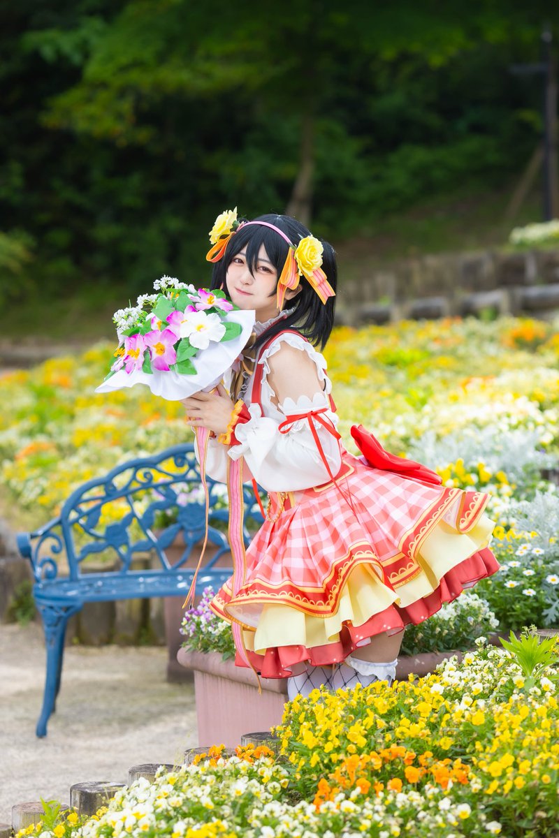 ⚠︎cos ラブライブ！ フラワーブーケ編 矢澤にこ photo by/@nurdjunkie