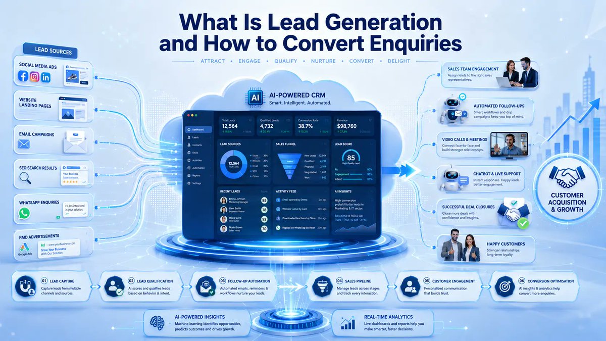 iFive_Tech's tweet photo. Generating enquiries is easy. Converting them is the real challenge. 🚀

Learn What Is Lead Generation and how businesses can improve conversions using CRM automation.

📖 Read the full blog – https://t.co/KmxWUg51Fp

#LeadGeneration #SalesAutomation #LeadManagement #iFiveCRM https://t.co/w46EEGlIZx