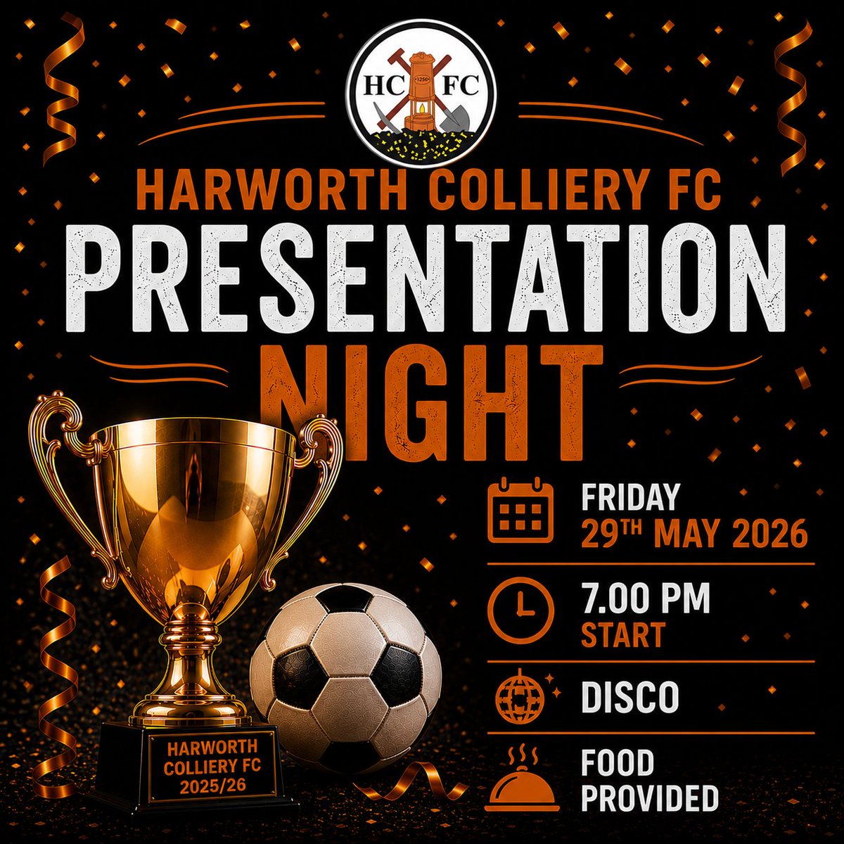 Harworth Colliery FC 🍊⚫️ tweet media