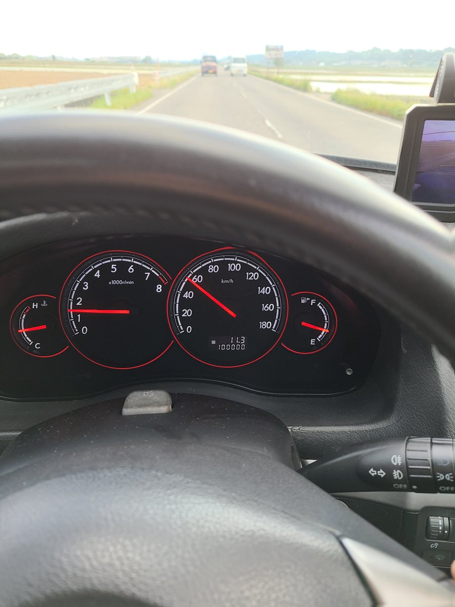 misaki_SCOTT's tweet photo. 10万km達成。慣らし運転終了。
ここからどこまで行けるかだ。
#レガシィ #EJ20 https://t.co/KUWuZCeUGO