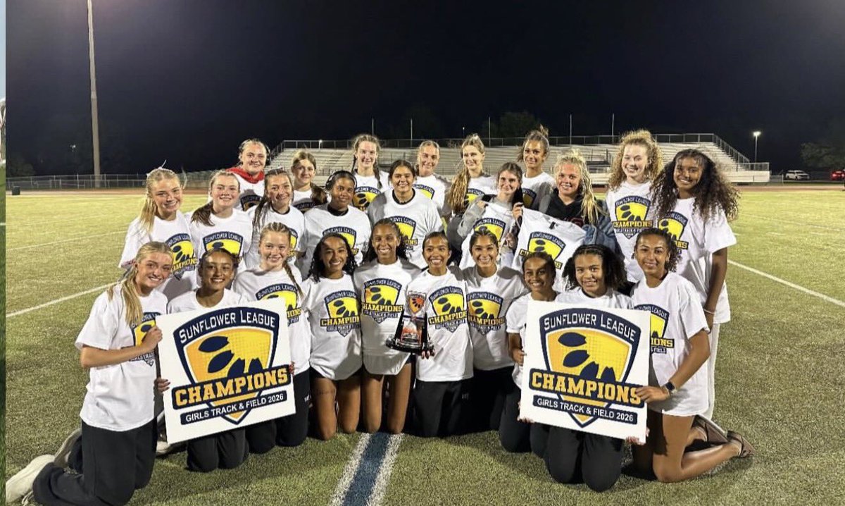 ONFlightCrew's tweet photo. Congratulations to our girls track and field team on their sunflower league championship 🌻 now go get that state championship ring 💍 https://t.co/Mski1EZAWi